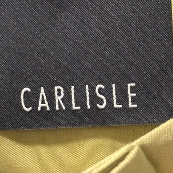 Carlisle Womens Sleeveless Pleated Front  Sheath Dress Lime Green Size 8 - Picture 3 of 12